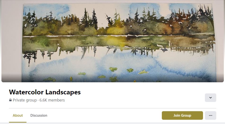 Watercolor Landscapes Facebook Group