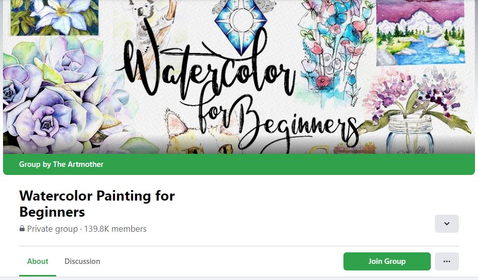 Watercolor Painting For Beginners Facebook Page