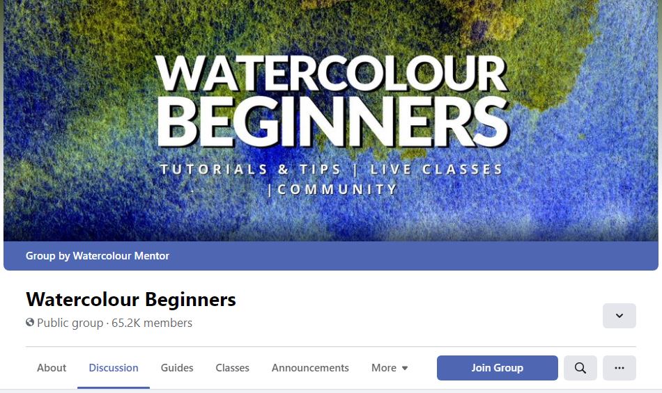Watercolour Beginners Facebook Group