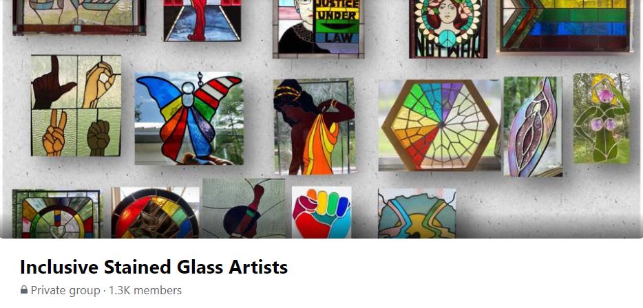 Inclusive Stained Glass Artists Facebook Group