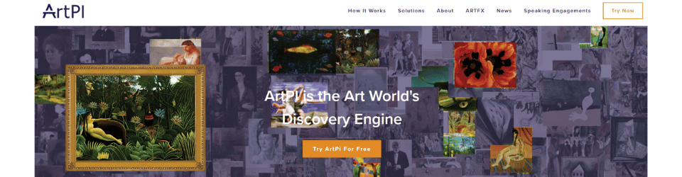 ArtPi screenshotof website